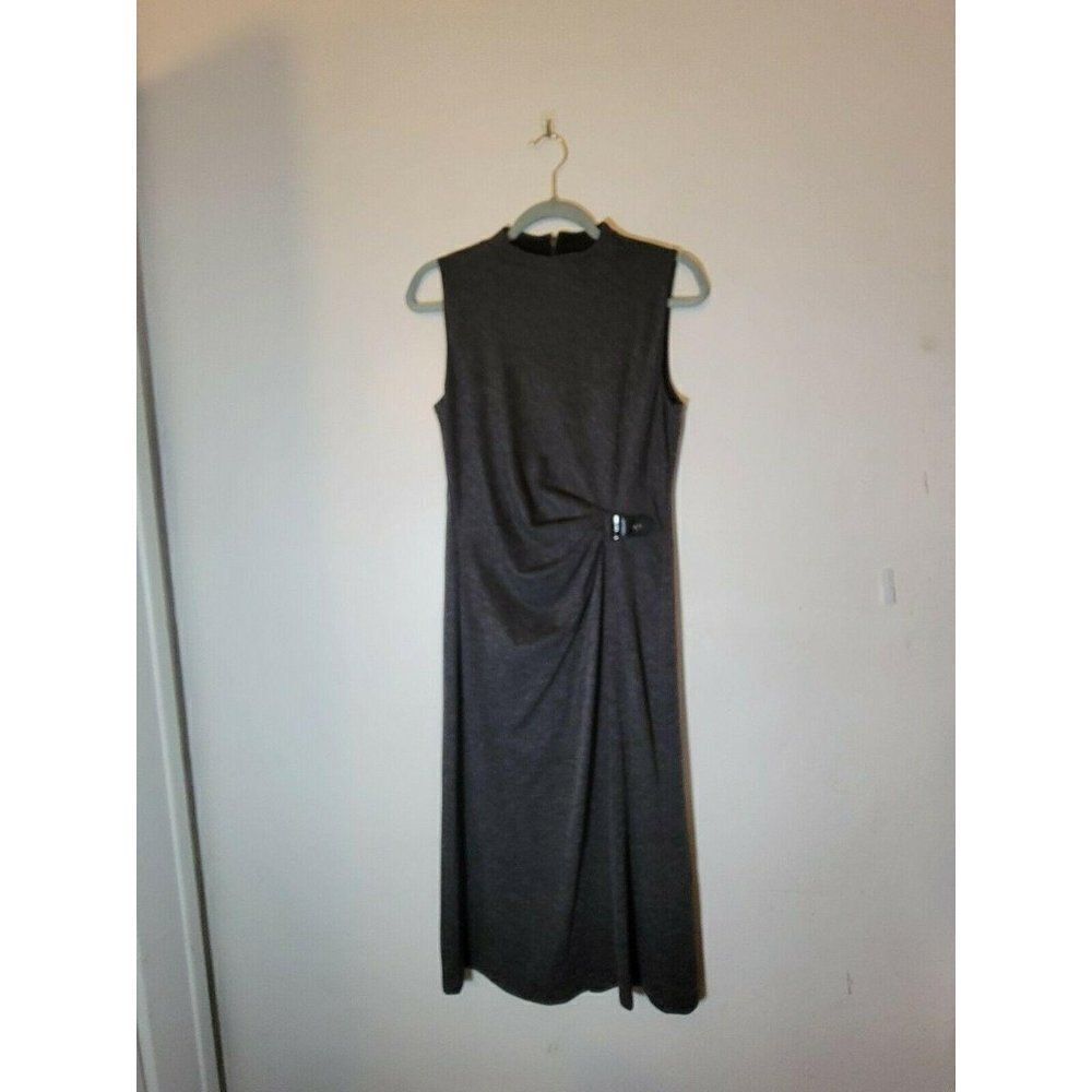 Lauren Ralph Lauren Womens Grey Heather Back Zip S